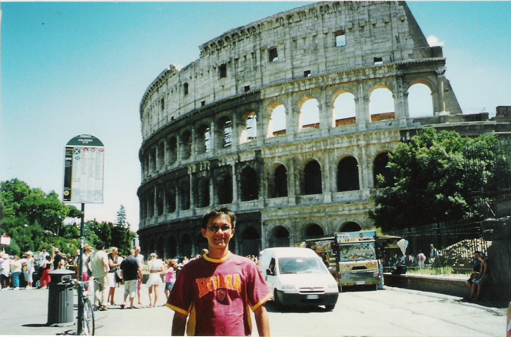 At Colosseum, Rome, Italy, 2005 