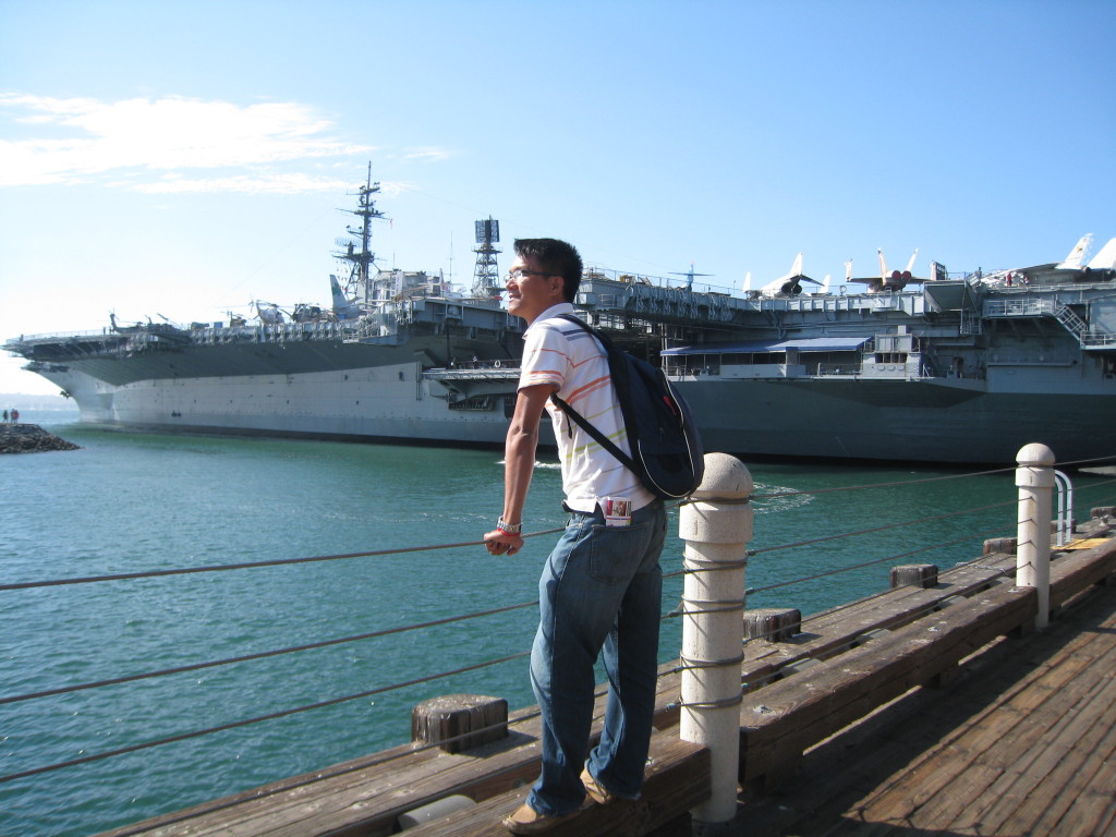 Visited Navy Marines Base in San Diego, USA, 2012