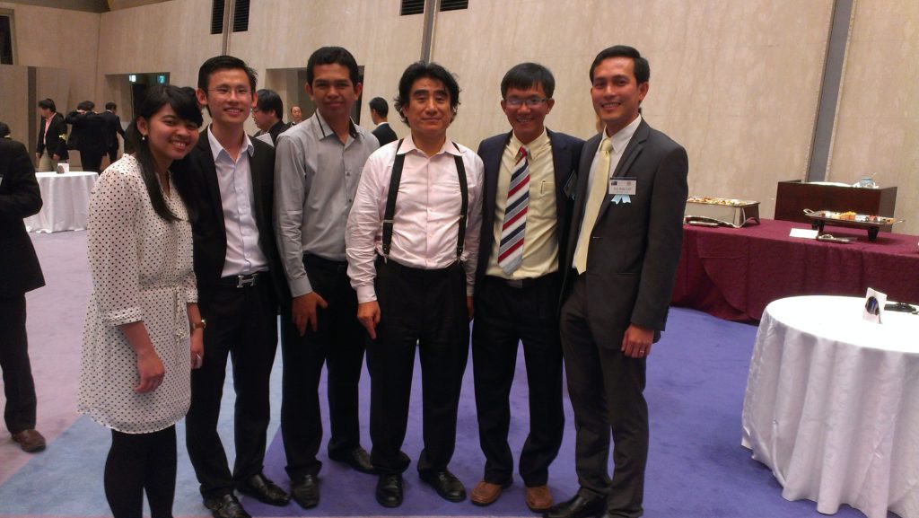 Dr Handa and Cambodian Delegation in Tokyo, May 2015 by Pacific Forum CSIS